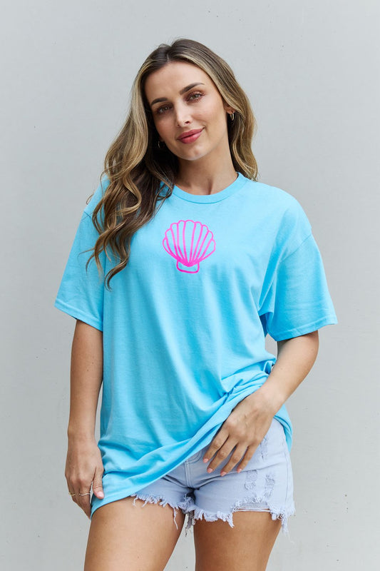 Sweet Claire "More Beach Days" Oversized Graphic T-Shirt - Sassy